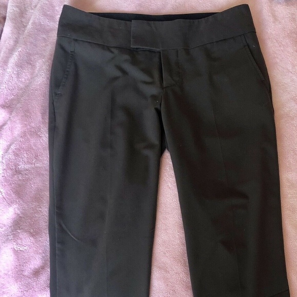 Alvin Valley Size 6 Brown Crop Capri Cuffed Pants - Picture 1 of 6